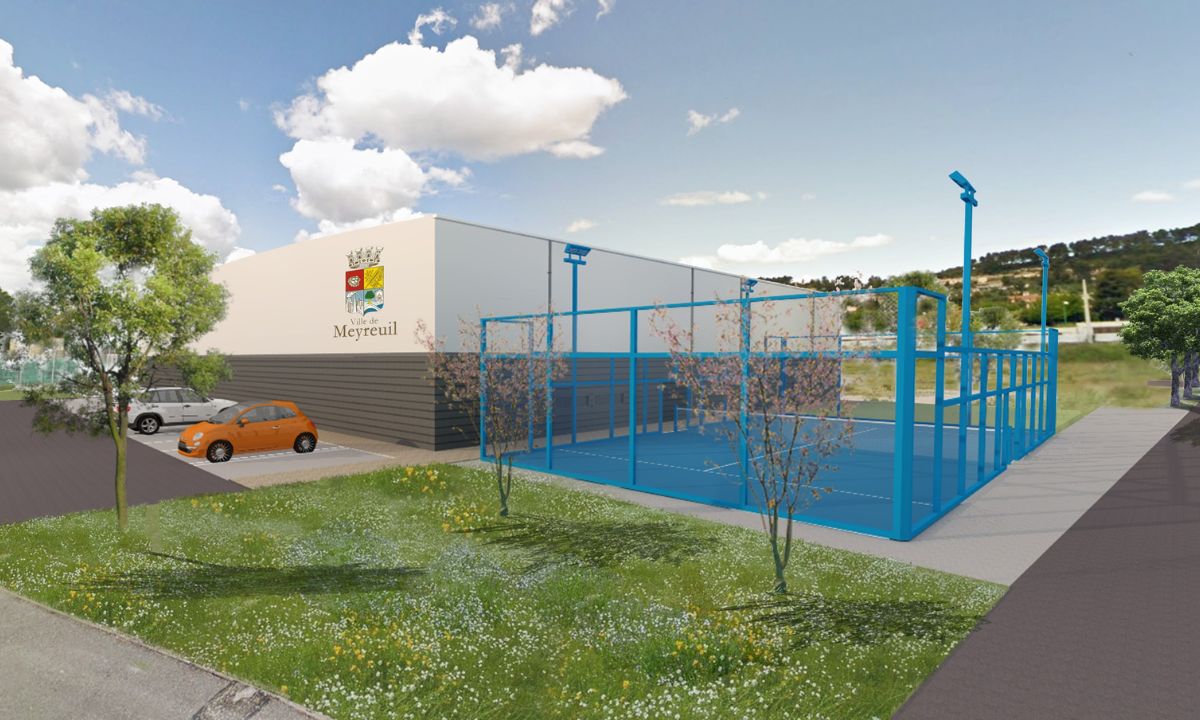 Courts tennis couvert et Padel